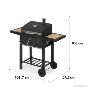 Klarstein Meat Machine gril na drevené uhlie - 9