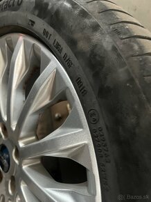 Letné pneumatiky na diskoch originál Ford 215/50 R 17 - 9