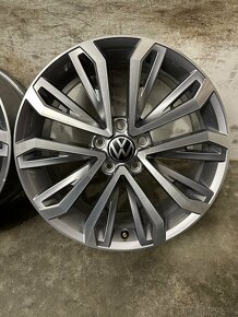 Nepoužívané hliníkové disky 5x112 R18 VW Montego Bay - TRoc - 9