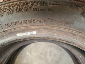 205/55r17 letné 4 ks BRIDGESTONE dezén 8,1-6,8 mm - 9