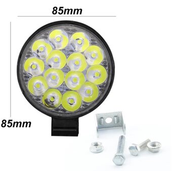 LED SVETLA OKRUHLE - 2ks - 42W + KABELÁŽ - 9