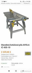 Avola stavebná kotúčová píla - 9