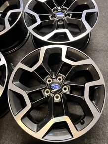 5x100 R17 ORIGINÁL alu disky Subaru XV Crosstrek - TOP STAV - 9