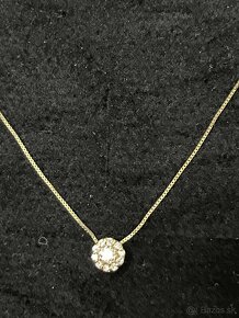 Diamantový náhrdelník žlté zlato - 9
