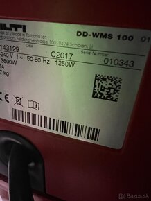 HILTI SYSTÉM RECYKLACE VODY DD-WMS 100 S POJEZDOVÝM DRŽADLEM - 9