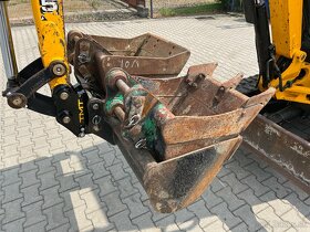 Minibager minirypadlo JCB 8025 ZTS,  3 lizice, rychloupinak - 9