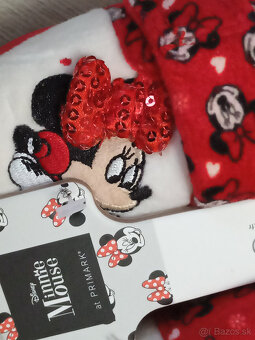 Mäkké teplé papučky Disney Minnie Mouse veľkosť 22 - 9