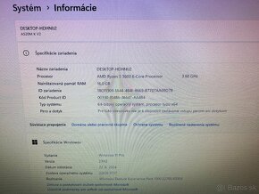 Herný PC (RYZEN 5 3600,GTX 1070 8GB,16GB DDR4,SSD+HDD,W11) - 9