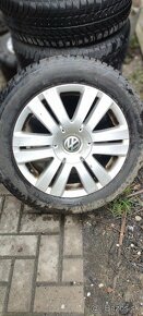 Predám celoročnu sadu kolies 206/55R16 rozteč 5x112 R16 - 9