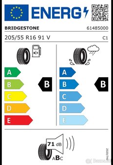 205/55 R16 91V BRIDGESTONE - NOVÉ LETNÉ PNEUMATIKY - 9