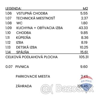 NA PREDAJ 4-izbový byt + KK + záhrada + pivnica + 2 parkovac - 9