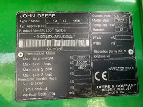 John Deere X9 1100 - 9