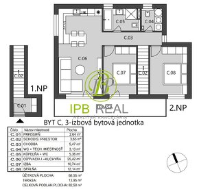 Nový 3-izb. byt s dvomi parkovacími státiami v Slovenskom Gr - 9