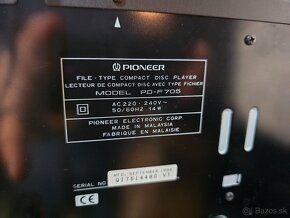 Pioneer Hifi zostava VSX-405RDS II , PD-F705, CT-S430S - 9