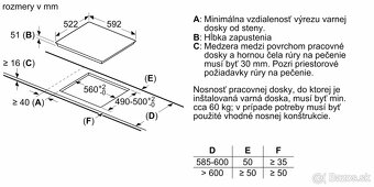 Indukčná varná doska BOSCH (ako nová, ešte v záruke) - 9