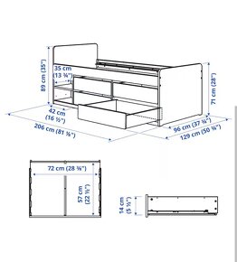 Posteľ SLÄKT - 9