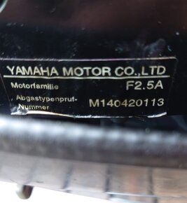 Predám lodný motor YAMAHA F2,5A. - 9