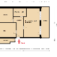 Exkluzívne - zariadený 3izb. byt s veľkou terasou 12m2 - 9