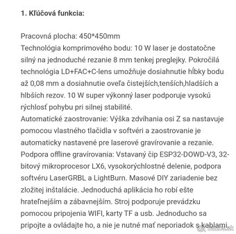 Laserový gravírovač Geekcreit X TWOTREES TS2 - nová - 9