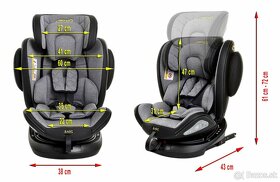 Úplne nová autosedačka BARI 0-36KG, ISOFIX - 9