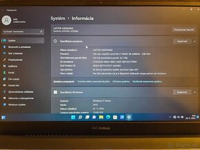 Predám laptop Asus Zenbook 13 UX325EA - 9