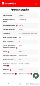 Vibromasážny stroj inSPORTline, vibračná plošina - 9