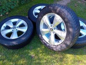 17"ALU 5x112 orig ŠKODA KODIAQ + zimné 215/65 r17 - 9