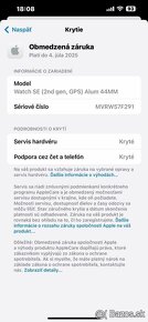 Apple Watch SE 44 Silver 2. Gen (nové, záruka 4.7.2025) - 9