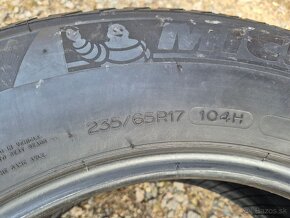 235/65 r17 zimné 4 ks MICHELIN dezén 6,2 - 5,8 mm - 9