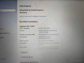 Predám notebook Lenovo ideapad 320-15IAP 80XR - 9