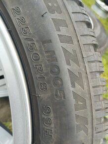 MERCEDES 16"+205/60+Snímače -zimná sada - 9