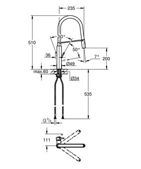 Kvalitná kuchynská batéria Grohe Concetto - 9