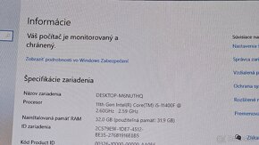 Herný PC - i5 11400F, 32GB RAM, RX580, SSD+HDD, WIN10 - 9