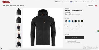 Sportovní mikina Fjallraven Abisko Trail Fleece M - 9