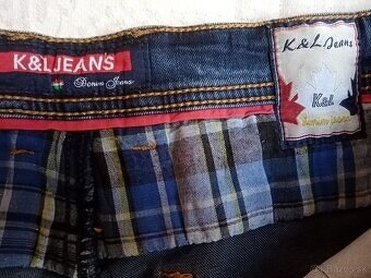 DŽÍNSY-NOVÉ-ZNAČKOVÉ: K&L JEANS DENIM-MADE KANADA-ZĽAVA - - - 9