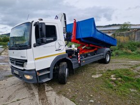 Mercedes Atego 1618 nosič kontajnerov s hydraulickou rukou - 9