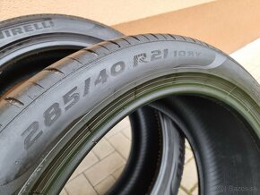 pneu 21" 285/40R21 PIRELLI letné 3-4mm DOT2020 - 9