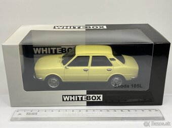 ŠKODA 105L - svetlo žltá - 1/24 - WHITEBOX - 9