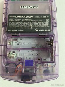 GameBoy Color Clear Purple IPS displej - 9