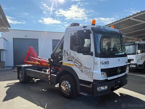 MERCEDES-BENZ ATEGO 1222 HÁKOVÝ NOSIČ HYDRAULICKÁ RUKA HIAB - 9