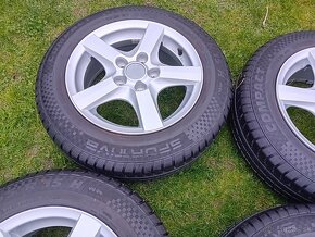 15" ALU 5x114,3 zn ENZO + letné 185/65 r15 8mm... TOP sada - 9