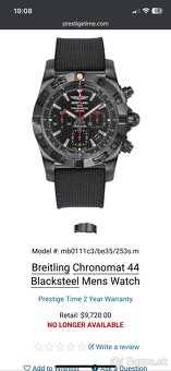 Breitling Chronomat B01 BlackSteel - 9