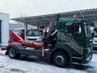 MERCEDES-BENZ ATEGO 1218 HÁKOVÝ NOSIČ HYDRAULICKÁ RUKA HIAB - 9