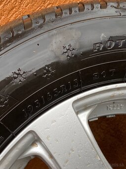 5x114,3 R15 6J ET45 + 195/65 R15 zimné Dunlop - 9