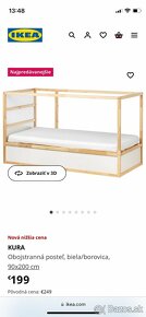 Ikea KURA posteľ - 9