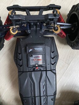 RC monster truck 9125, červená + náhradná batéria - 9