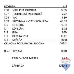 NA PREDAJ 4-izbový byt + KK + záhrada + pivnica + 2 parkovac - 9