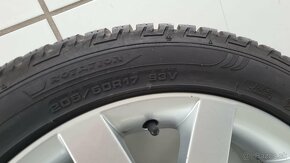 Škoda Octavia Alu disky 5x112 R17 a zimné pneumaitky Fulda - 9