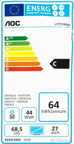 Predám 4K monitor AOC 27" U2777PQU - 9