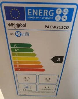 Whirlpool PACW212CO, mobilná klimatizácia - 9